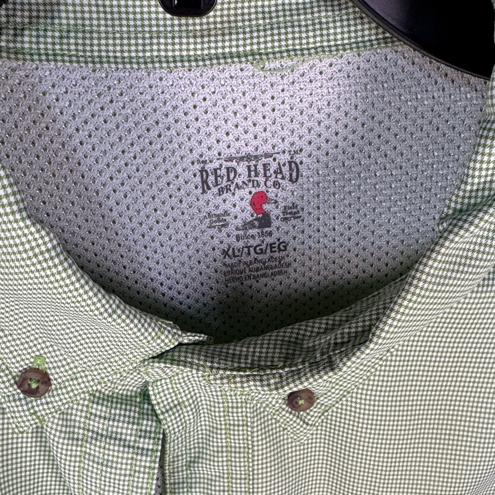 RedHead Green Checkered Shirt - Picture 2 of 9